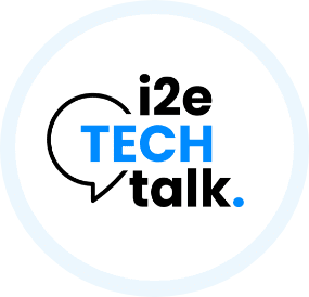 i2e tech talk logo